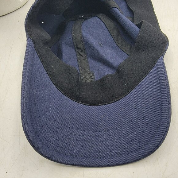 Ogio Shadow Badge Blue Cotton Hat Cap Adjustable Strapback Casual Athletic - Picture 8 of 8